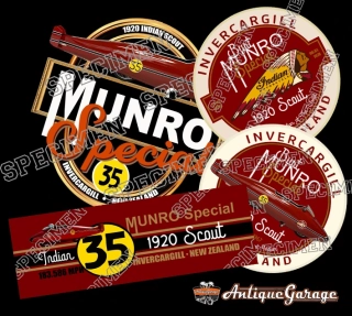 Sada samolepek Burt Munro