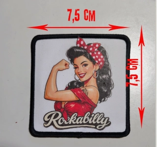 Nášivka WE CAN DO IT Rockabilly PinUp