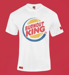 Tričko BURGER vs BURNOUT King