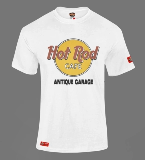 Tričko HARD ROCK vs HOT ROD cafe