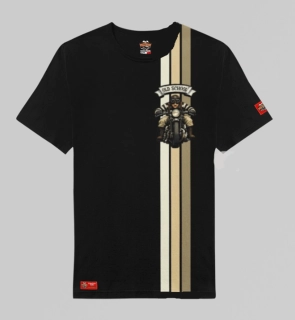 tričko Old School BIKER - Full stripes