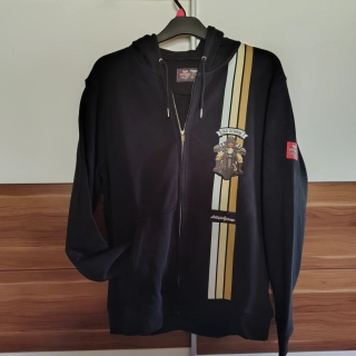 Mikina Old School BIKER - full stripes